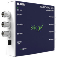 

Digital Forecast Bridge Mini 3G/HD/SD-SDI & ASI 1x6 Distribution Amplifier with Reclocking