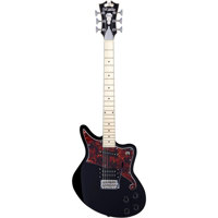 

D'Angelico Guitars Premier Bedford Offset Electric Guitar, Maple Fingerboard, Black