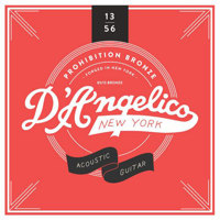 

D'Angelico Guitars Prohibition Bronze 85/15 13-56 Medium Acoustic Strings