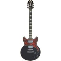

D'Angelico Guitars Premier Brighton Double-Cutaway Solid Body Electric Guitar, Ovangkol Fingerboard, Black