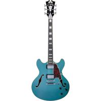 

D'Angelico Guitars Premier DC 2018 16" Semi-Hollow Double Cutaway Electric Guitar with Stop-Bar Tailpiece, Ocean Turquoise