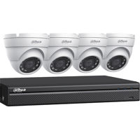 

Dahua C544E42 HDCVI Security System Includes 4x 4MP Eyeball Cameras & 4-Channel 4K Penta-Brid DVR with 2TB HDD