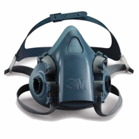

DiVal 3M Deluxe 7500 Series Half Face Piece Reusable Respirator, Silicone Material