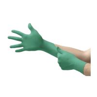 

DiVal TouchNTuff Disposable Nitrile Gloves, Large, Green, 100-Gloves