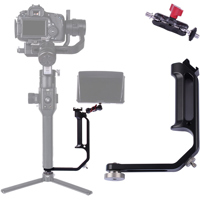

DigitalFoto Solution Limited Universal L-Bracket with Cold Shoe Mount for Single Handle Gimbal