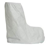 

Tyvek 10" High Boot Cover with Elastic Top, Serged Seams, 100 Per Case, White