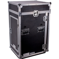 

Deejay LED 11U Space Slant Mixer Rack/16U Space Vertical Rack System with Caster Board & Side Table