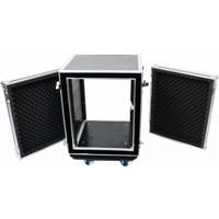 

Deejay LED Fly Drive 14U Space Shock Mount Amplifier Case - 21" Body Depth with Wheels