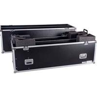 

Deejay LED Fly Drive Case for Two 70" LED or Plasma Displays with Caster Board
