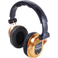 

DJ Tech EDJ-500 DJ Chris Garcia Professional Headphones with 1/4" Adapter with 1/8" Adapter, Gold