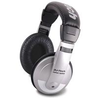 

DJ Tech HPM1200 Multi-Purpose Headphones with 100-18kHz Ultra-Wide Frequency Response and 1/8" TRS Stereo Jack Plus 1/4" TRS Adaptor, 32 Ohms Impedance