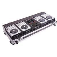 

DJ Tech Hybrid 101 4-Deck MIDI DJ Controller System, Includes MIDI DJ Mixer Controller, 4x Kontrol One Decks, Flight Case, 5x USB Cables, DC Adaptor