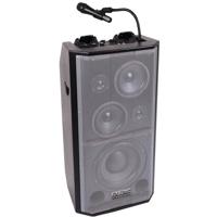 

DJ Tech iBoost 103 1500 Watts DJ-PA Active Stereo PA System for iPods/iPhone, 2-Channel DJ Mixer, 3 Microphone Inputs, Dual iPod Docking