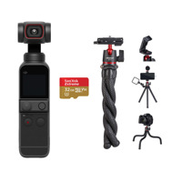

DJI Pocket 2 Gimbal Camera - Bundle With 32GB MicroSD Card, Flexible Mini Tripod