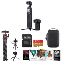 

DJI Pocket 2 Gimbal Camera Creator Combo - Bundle with 128GB microSD Card, Corel PC Software Suite, Case, Flexible Tripod