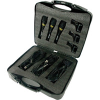 

DJ Tech MK-300 Handheld Uni-directional Dynamic Microphone Package, Includes 3x Cables, 3x Clips, ABS Case