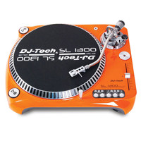 

DJ Tech SL1300 MK6 Quarz Direct-Drive DJ Turntable with USB Output, 33 1/3, 45, 78 RPM Playback Speeds, 60dB Signal-To-Noise Ratio, Orange