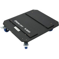 

Deejay LED TBHWAD DJ Case Caster Kit Dolly w/ Four 3.5" Wheels, Two Locking