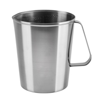 

Adorama One Half (1/2) Gallon (64 oz.) Stainless Steel Graduate