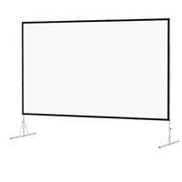 

Da-Lite 7.5x10' Fast-Fold Deluxe Projection Screen, 151" Diagonal, Da-Mat Surface, 4:3 NTSC Video Format, Heavy Duty Legs