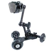 

DLC Mini Dolly Kit with 11" Arm and Clip for DSLRs, Smartphones, Mirrorless Cameras and Video Cameras