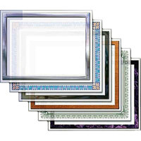 

Dry Lam 9x11.5" Pizzazz Decorative Laminating Pouch, Classic Frames, 3 mil, 24 Pack, Award Pack