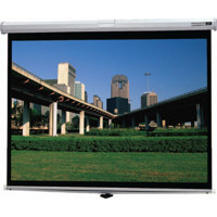 

Da-Lite Deluxe Model B Manual Wall and Ceiling Projection Screen, 60x60", 85" Diagonal, High Contrast Matte White Surface