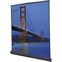 

Da-Lite Floor Model C, Portable Heavy Duty, Video Format Projection Screen with Black Carpeted Housing, 69x92", 120" Diagonal, Matte White Surface