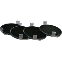 

Dynalite 7" Black Grid Spot Set, Set of Four (RR4G / 3308B)