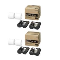 

DNP 2x 2UPCC14 Self Laminating 4x6" Color Printing Pack with Paper & Ribbon for Sony UPCR10L, UPCX1