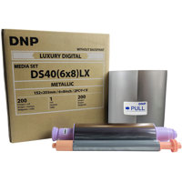 

DNP 6x8" Luxury Metallic Media Set for DS40 Photo Printer, 1 Roll/Case 200 Prints