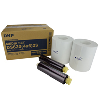 

DNP 4x6" Dye Sub Media for DS620A Printer, 400 Prints Per Roll, 2 Piece