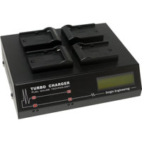 

Dolgin Engineering TC400 4-Position Charger with Diagnostics LCD Display and Test Discharge Module for Sony NP-FM500H Batteries