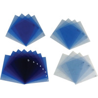 

Dedolight Mixed Blue Gel Set for the 100 / 150 Series Lights, Set of 24 Filters.