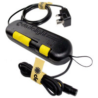 

Dedolight DT24-1E In-Line Electronic Dimmable Power Supply, 230 VAC Input with 24 Volt AC, 150 Watt Output.