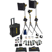 

Dedolight LED hard case lighting kit with 3 x DLED7 daylight LED light heads, ballasts, soft boxes, DP1.1 and accessories
