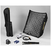 

Dedolight Basic Senior Soft Kit (230V), Includes DLH1000S+ 1K Soft Light Head (120-230V), 2x FEP Lamp, 24x32" Silver Softbox, DSC300S Soft Case, Light Stand
