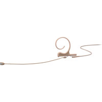 

DPA Microphones d:fine CORE 4166 Slim Flex Omnidirectional Earset Microphone with Hardwired 1/8" Mini Jack Connector, 110mm Boom, Beige