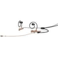 

DPA Microphones d:fine Dual-Ear Directional Broadcast Headset Microphone with Microdot Termination Connector and 120mm Boom, Dual In-Ear, 20Hz-20kHz, Beige