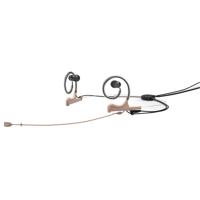 

DPA Microphones d:fine Dual-Ear Omnidirectional Broadcast Headset Microphone with Hardwired TA4F Connector and 110mm Long Boom, Dual In-Ear, 20Hz-20kHz, Beige