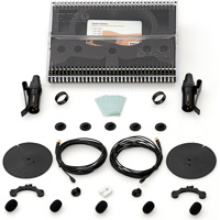 

DPA Microphones Stereo Microphone Kit, Includes 2x SC4060 Omnidirectional Mic, 2x Boundary Layer Mount, 2x MicroDot to 3-pin XLR, Universal Mount, 2x Magnet Mount