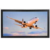 

Draper 383498 Stage Screen Portable Projection Screen, Matt White (Black Backed) Surface, Frame & Screen, Black Frame, 108x192", 16:9 Aspect Ratio, 220" Diagonal, HDTV Format