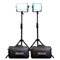 

Dracast LED500 Pro Daylight 2-Light Kit with V-Mount Battery Plates and Stands