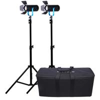 

Dracast Fresnel BoltRay Plus 600 60W LED Bi-Color 2-Light Kit with Sony Battery Plate and Digital Readout
