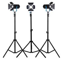 

Dracast Fresnel BoltRay Plus 400 40W LED Bi-Color 3-Light Kit with Sony Battery Plate and Digital Readout