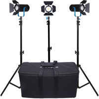 

Dracast Fresnel BoltRay Plus 400 40W LED Bi-Color 3-Light Kit
