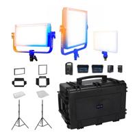 

Dracast Portrait Plus Bi-Color 3-Light Kit, Includes 1x LED1000 Plus Light, 1x LED500 Plus Light, 1x LED200 Plus On-Camera Light, 2x Light Stands, Power Supplies and Hard Case