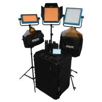 

Dracast ENG Plus 4-Light Complete Kit, Includes 2x LED1000 Plus Daylight LED Light, 1x LED500 Plus Daylight LED Light, 1x LED200 Plus On-Camera Daylight LED Light