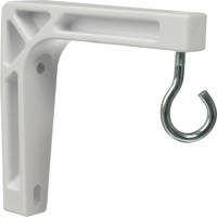 

Draper Non-Adjustable 6" Wall Extension Bracket for Wall Hanging Projection Screens, (Pair), White