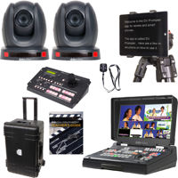 

Datavideo EPB-1340 Educator's Production Bundle, Includes HS-1300 Video Streaming Studio and 2x PTC-140 Camera